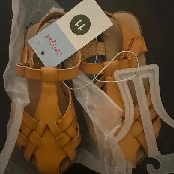 Girl’s NWT Toddler Ella Sandals Cat & Jack size 11 - Picture 2 of 2